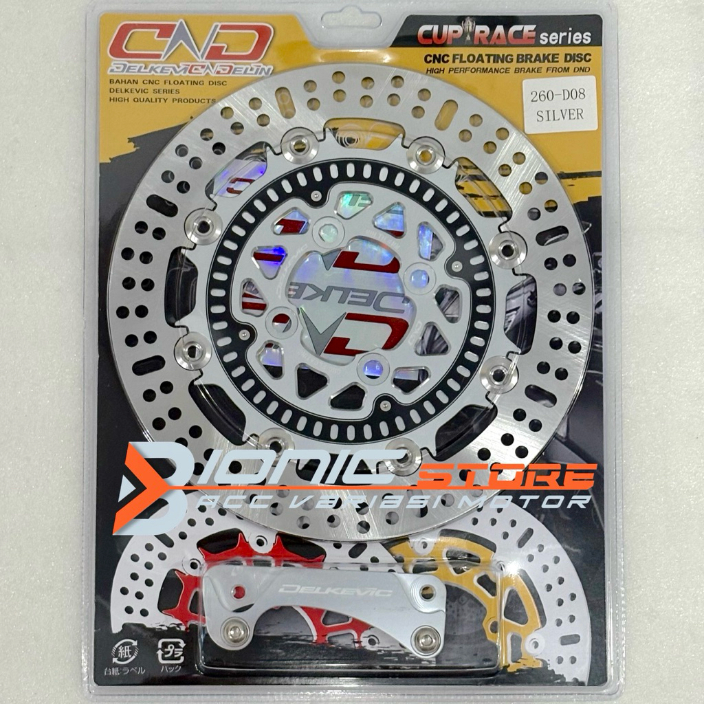 PIRINGAN CAKRAM DEPAN DELKEVIC 260MM VARIO 160 ABS DISC DEPAN DND FLOATING ORIGINAL PIRINGAN CAKRAM 