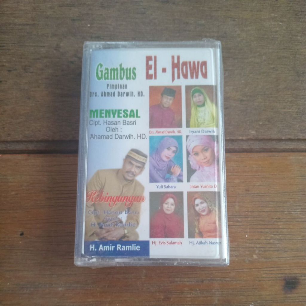 Kaset Gambus El-Hawa H. Amir Ramlie Menyesal/qaf records segel