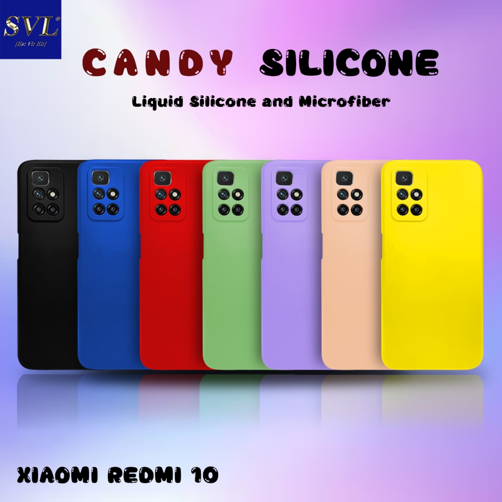 Candy Case Redmi 10 Softcase Silicon MICROFIBER SUEDE