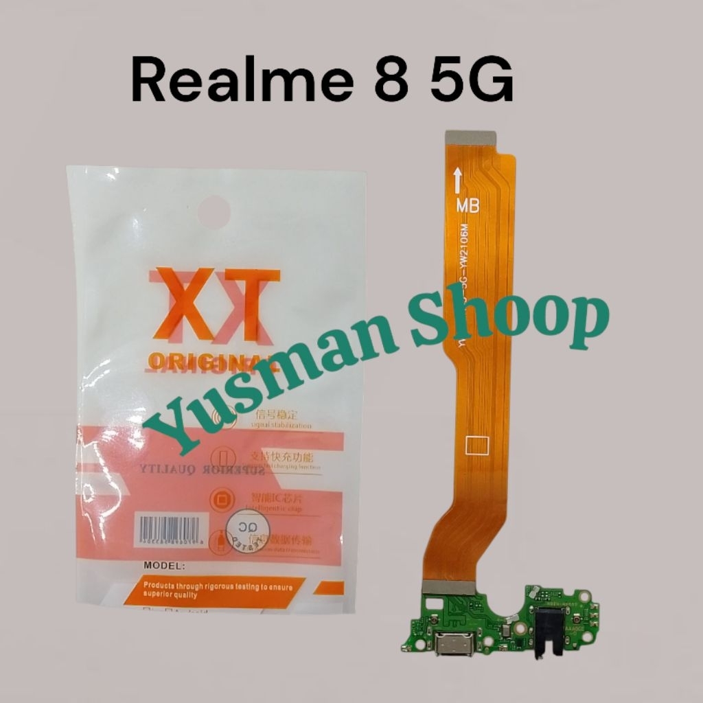 Papan Cas Realme 8 5G Konektor Charger Realme 8 5G Flexibel Board Case Satu Set