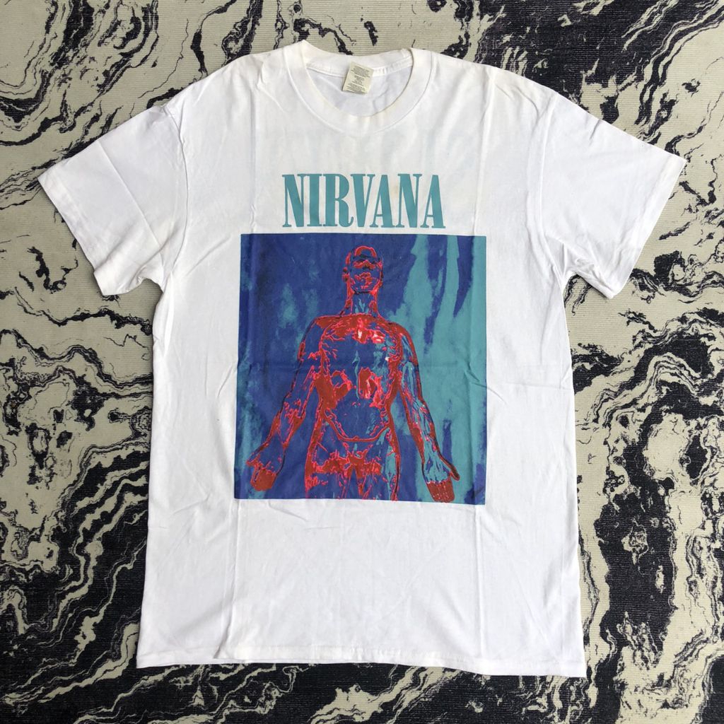 NIRVANA - SLIVER BAND TSHIRT | KAOS BAND NIRVANA