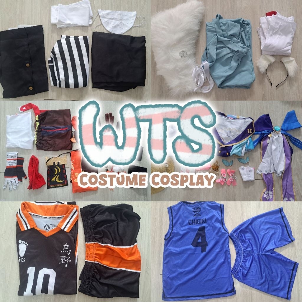 WTS ~COSTUME COSPLAY~ | Genshin, Demon Slayer, Haikyuu, Blue Lock, Tomoe