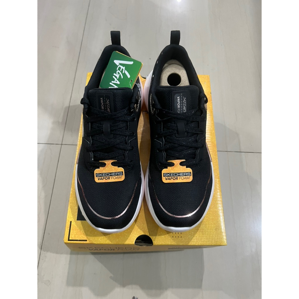 Skechers Vapor Plus Black/Rose Gold 100% Original