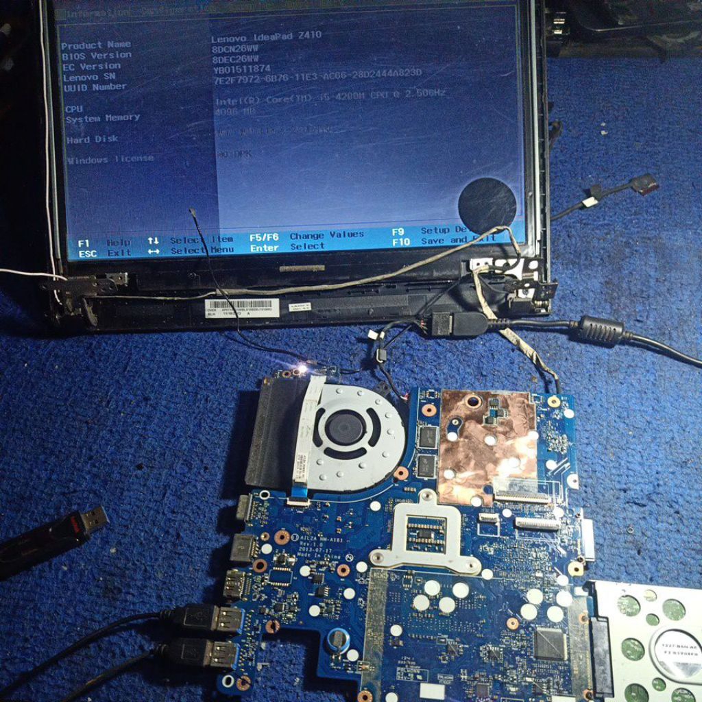 matherbod Lenovo Ideapad Z410