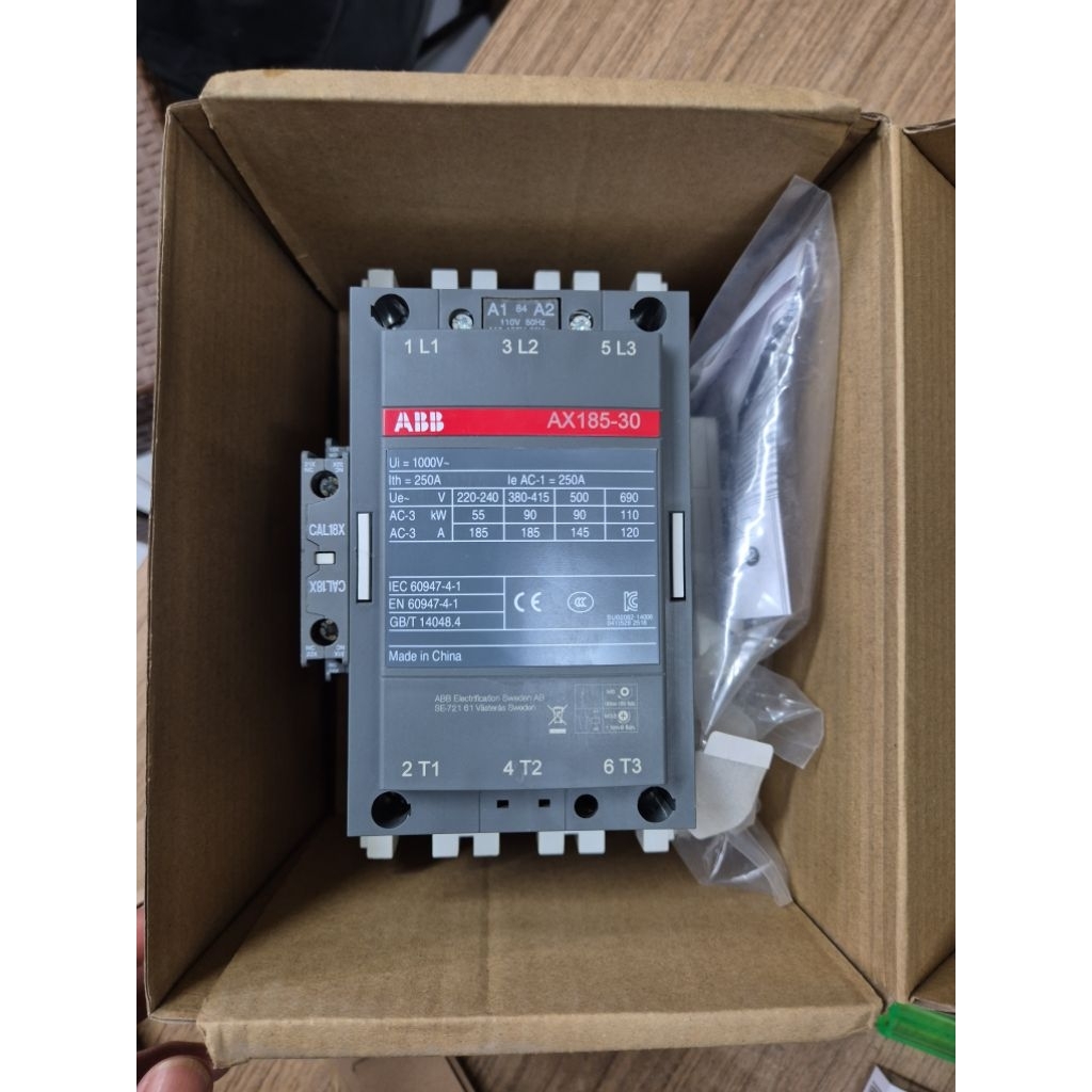Kontaktor ABB AX185-30-11-84 110V Original