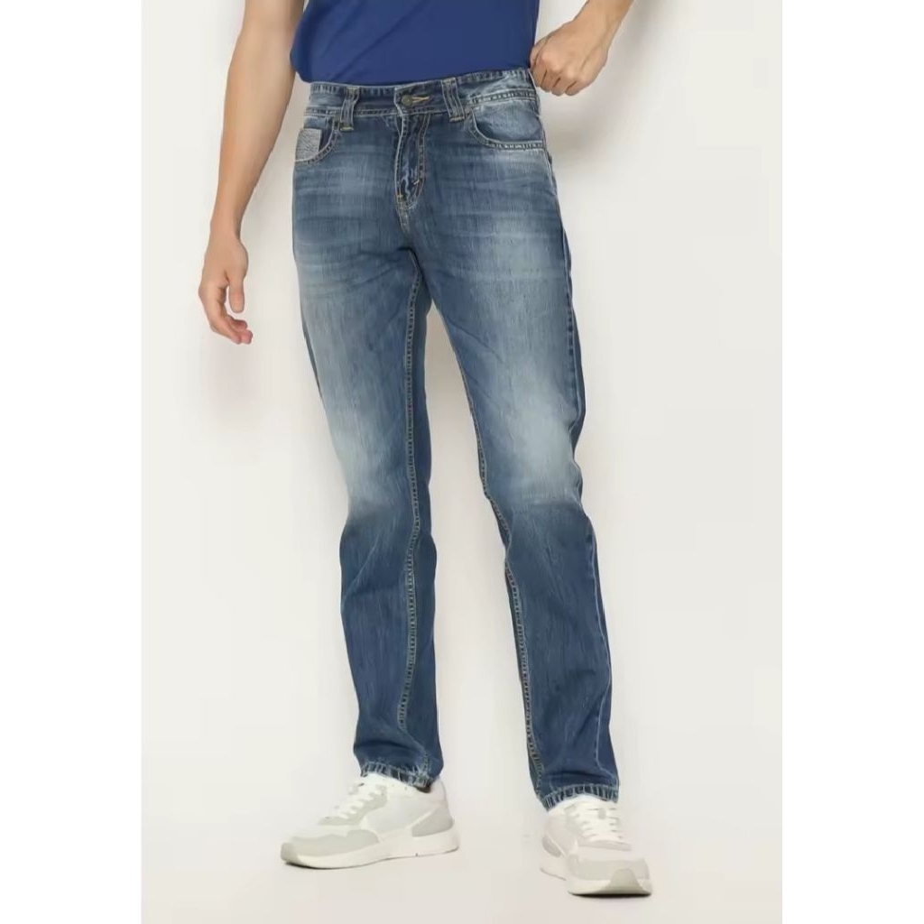 Celana Straight Cut 100% Original merek Lois Jeans
