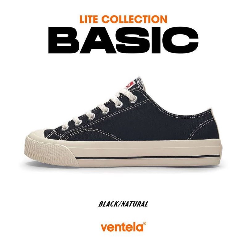 VENTELA BASIC LOW BLACK NATURAL ORIGINAL