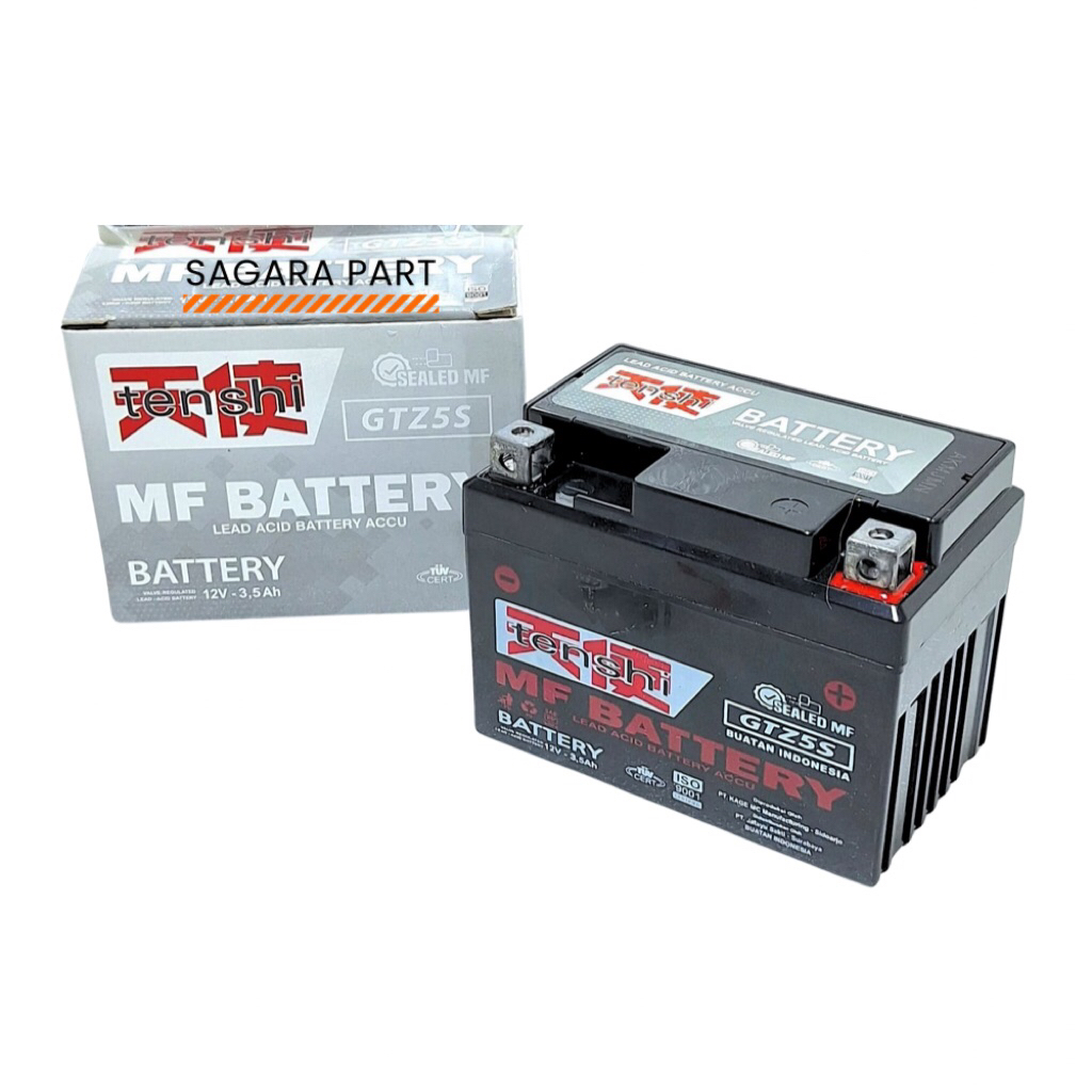 Aki Kering Accu Motor Vario Beat Scoopy Spacy Supra X 125 Tenshi