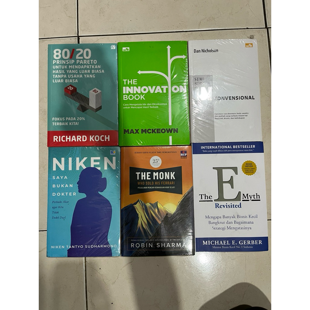Obral Buku MOTIVASI / PENGEMBANGAN DIRI / BUKU BISNIS / KPI DAGANG / KPI GENERAL AFFAIR / STARTUPREN