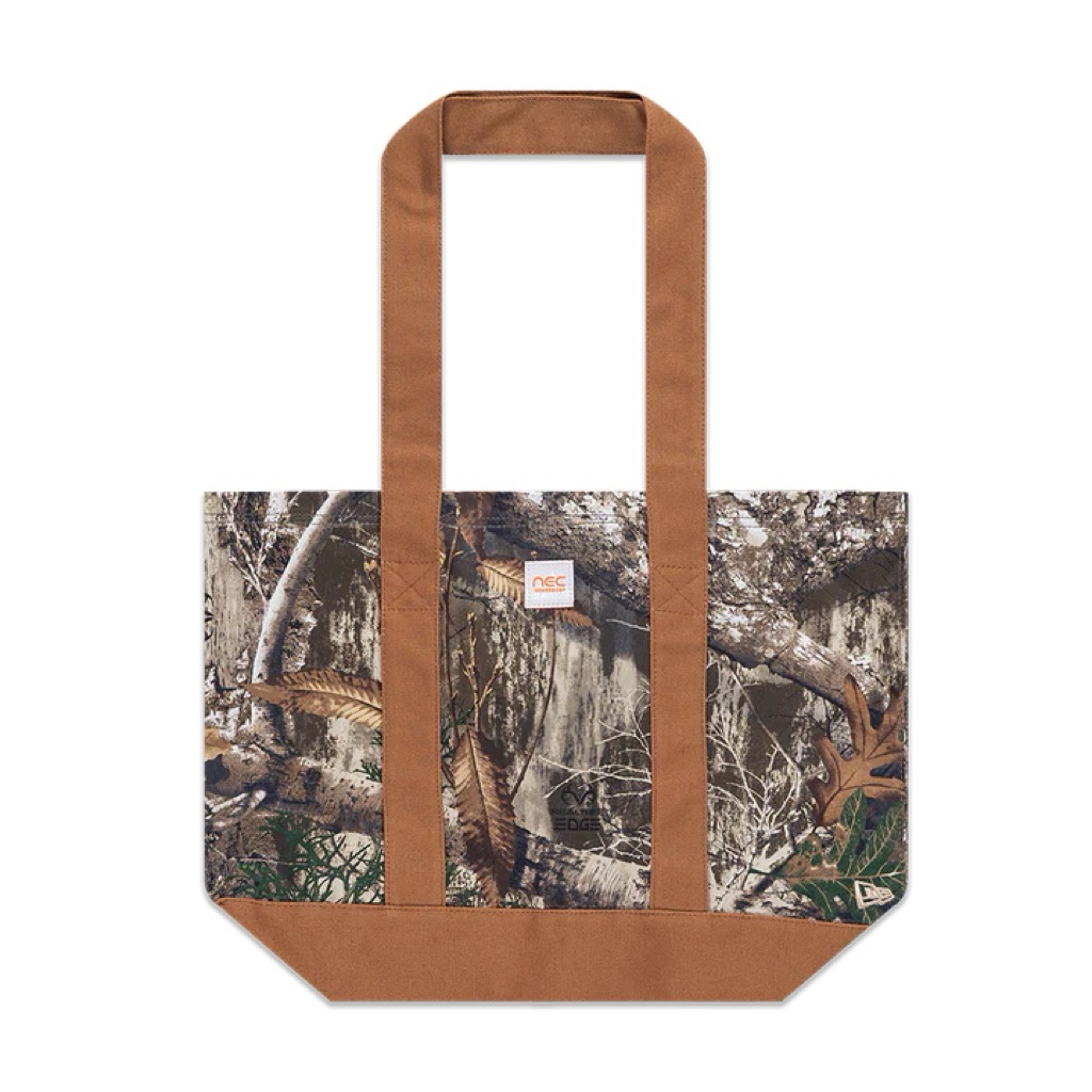 BAG NEW ERA EARTHY SKIN REAL TREE EDGE BROWN TOTE BAG