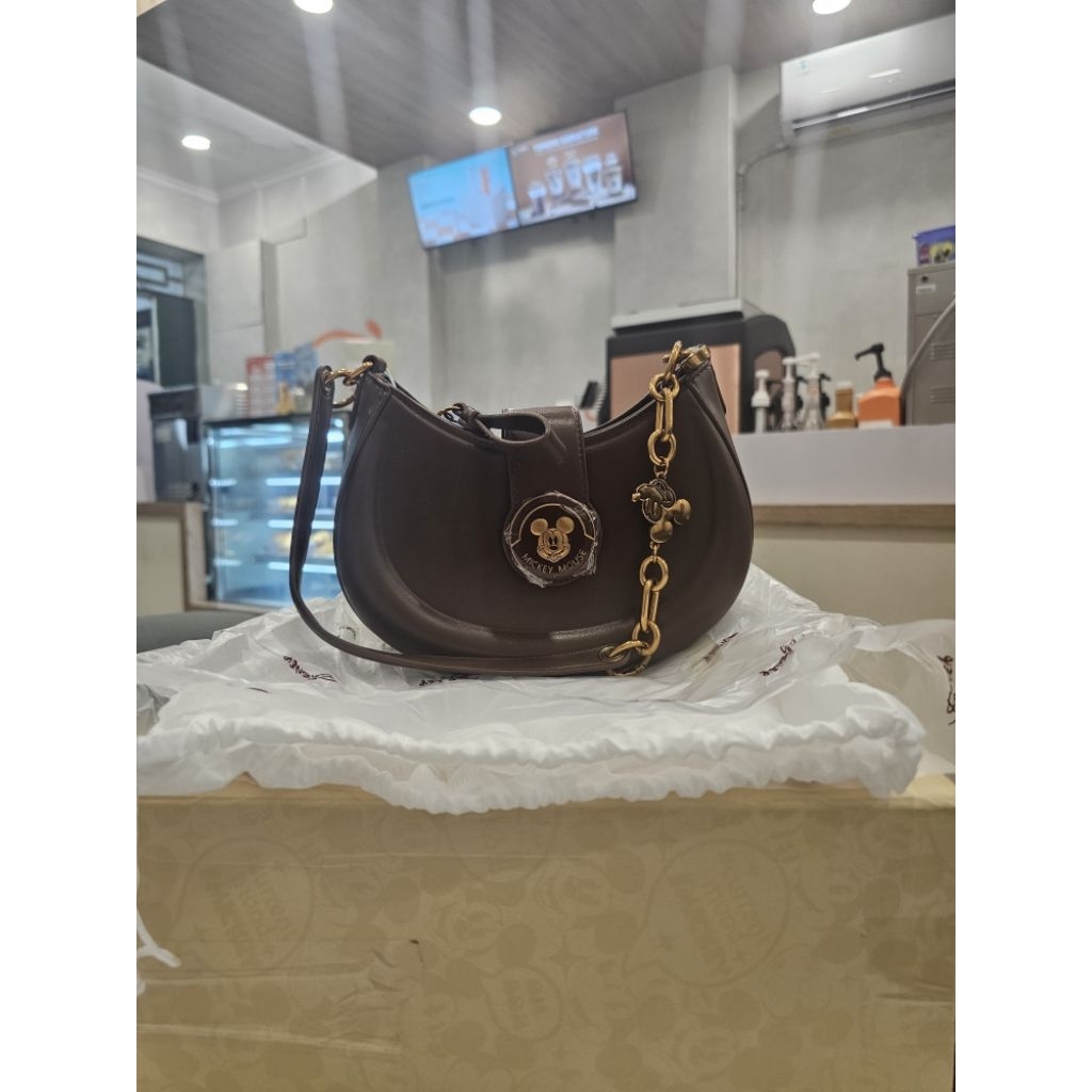 DISNEY SABIT MICKEY MOUSE COKLAT X TGI (TAS GROSIR INDONESIA)