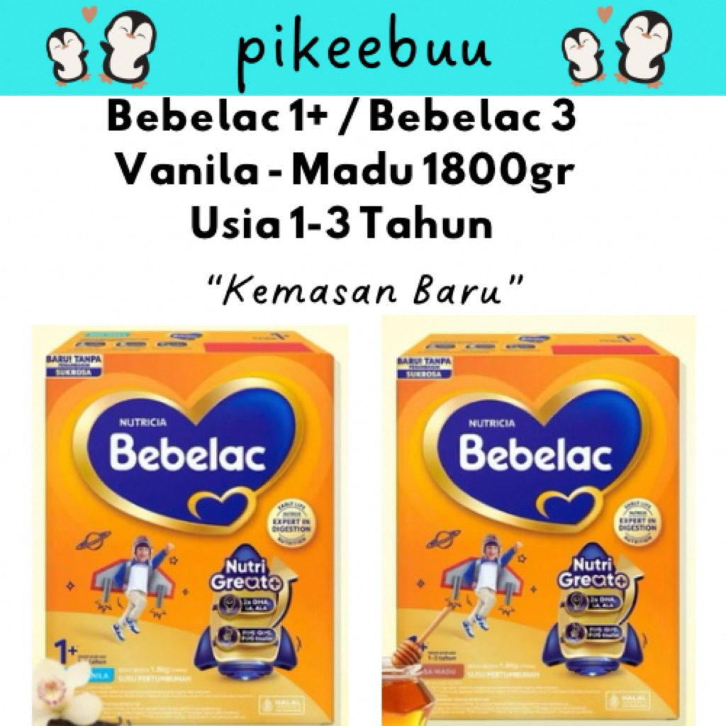 Bebelac 1+ / Bebelac 3 / Bebelac 1+ Vanila / Bebelac 1+ Madu 1800gr