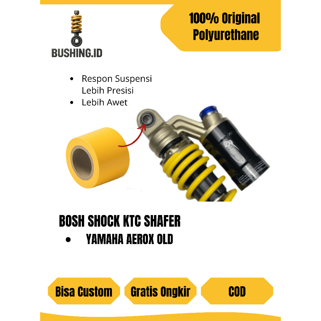 Bushing Shock KTC Shafer Yamaha Aerox Old