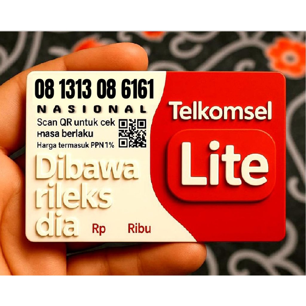 nomor cantik Telkomsel simpati dobel abcd 1313 6161 simpel promo