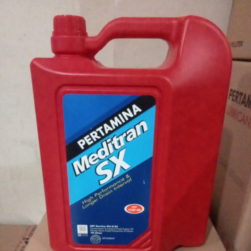 OLi OIL PERTAMINA Meditran SX SAE 15W-40 10L galon pelumas Mesin Diesel