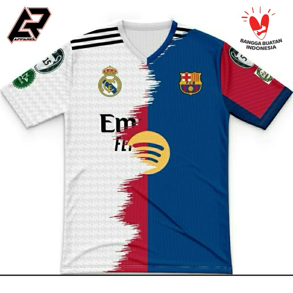 JERSEY MADRIDISTA REAL MADRID BARCA KAPAN 15 UCL