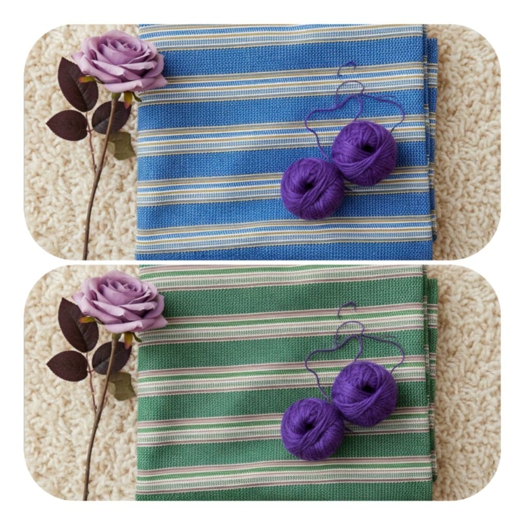 Katun Crinkle Motif Garis Garis / Salur Meteran | Bahan Pakaian Gamis Blouse Crinkle Adem Lembut Lq