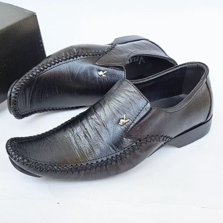 Sepatu Pantofel Pria Playboy Asli Kulit Sol Tanam