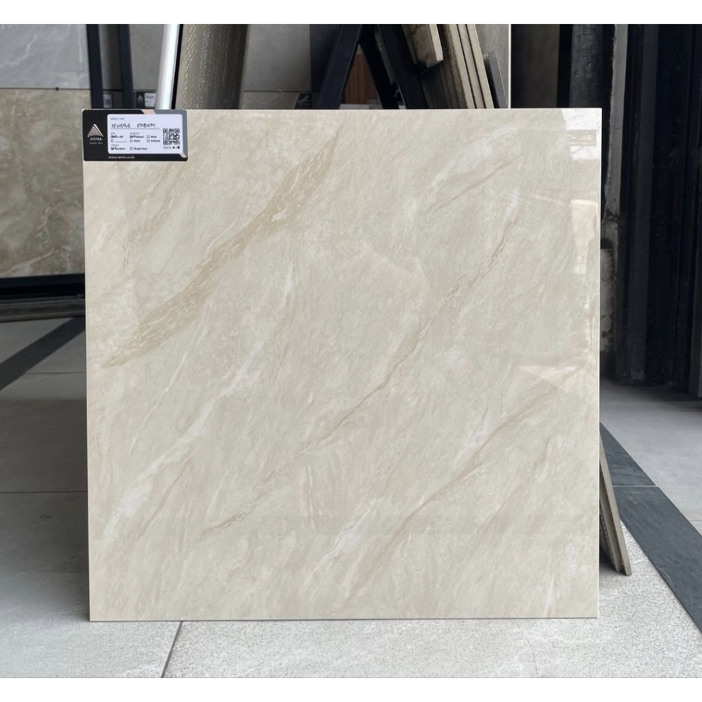 Granit Lantai 60x60 Isvana Crem || Arna || Glazed Polished