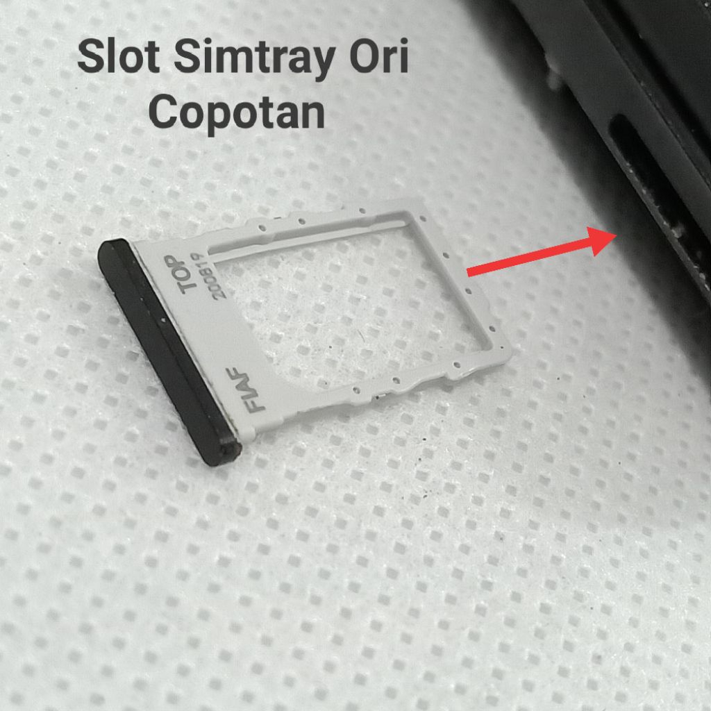 Slot Simtray Samsung Z fold 2 SM-F916U Second Original Copotan black