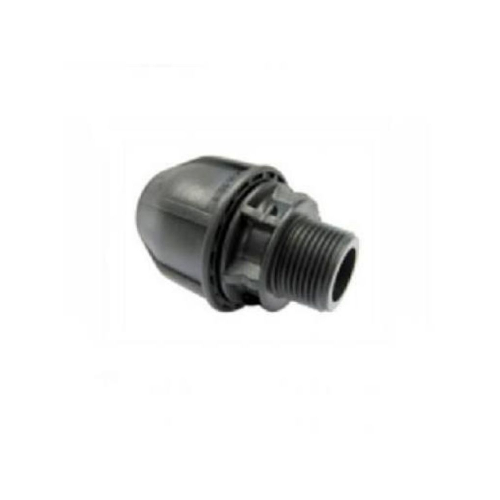 sok drat luar pipa HDPE 20mm x 3/4" (drat luarnya 3/4" atau 25mm)