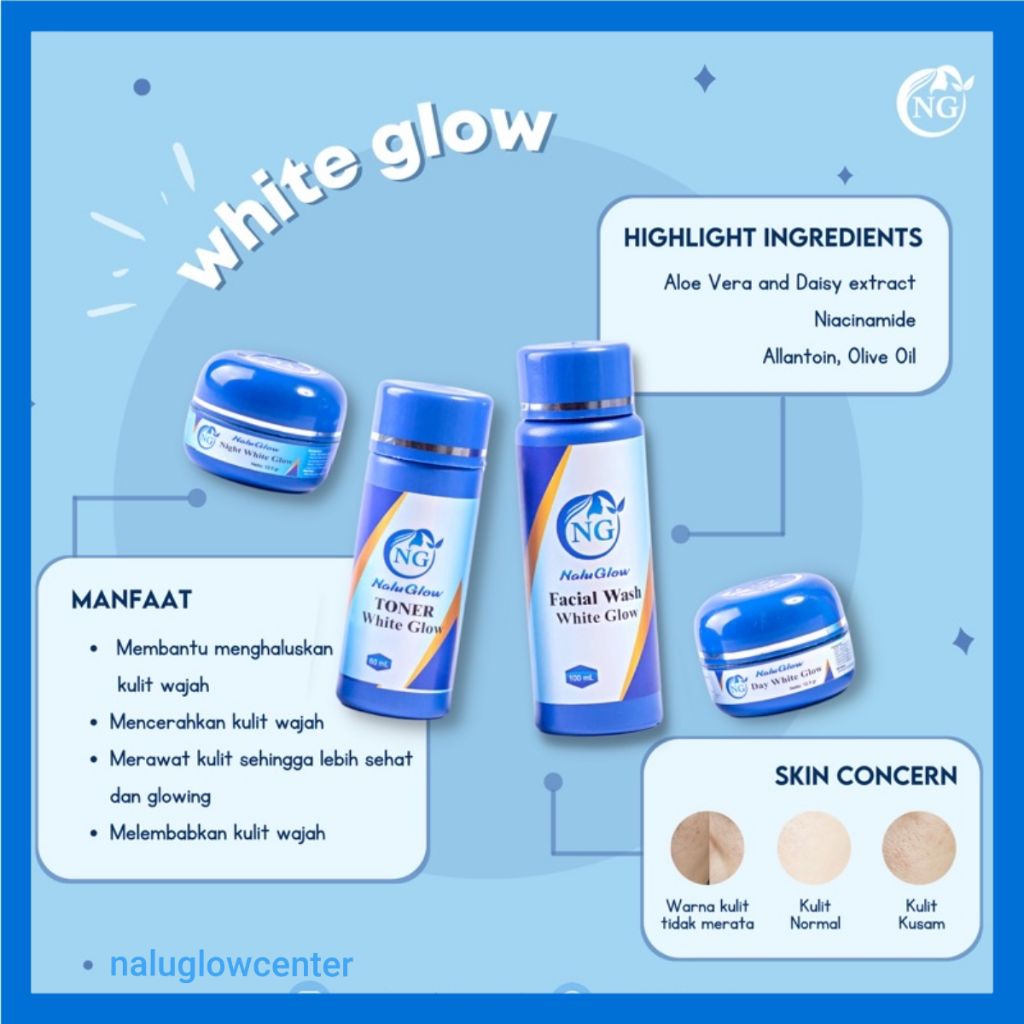 NaluGlow - Paket Reguler White Glow - Nalu Glow