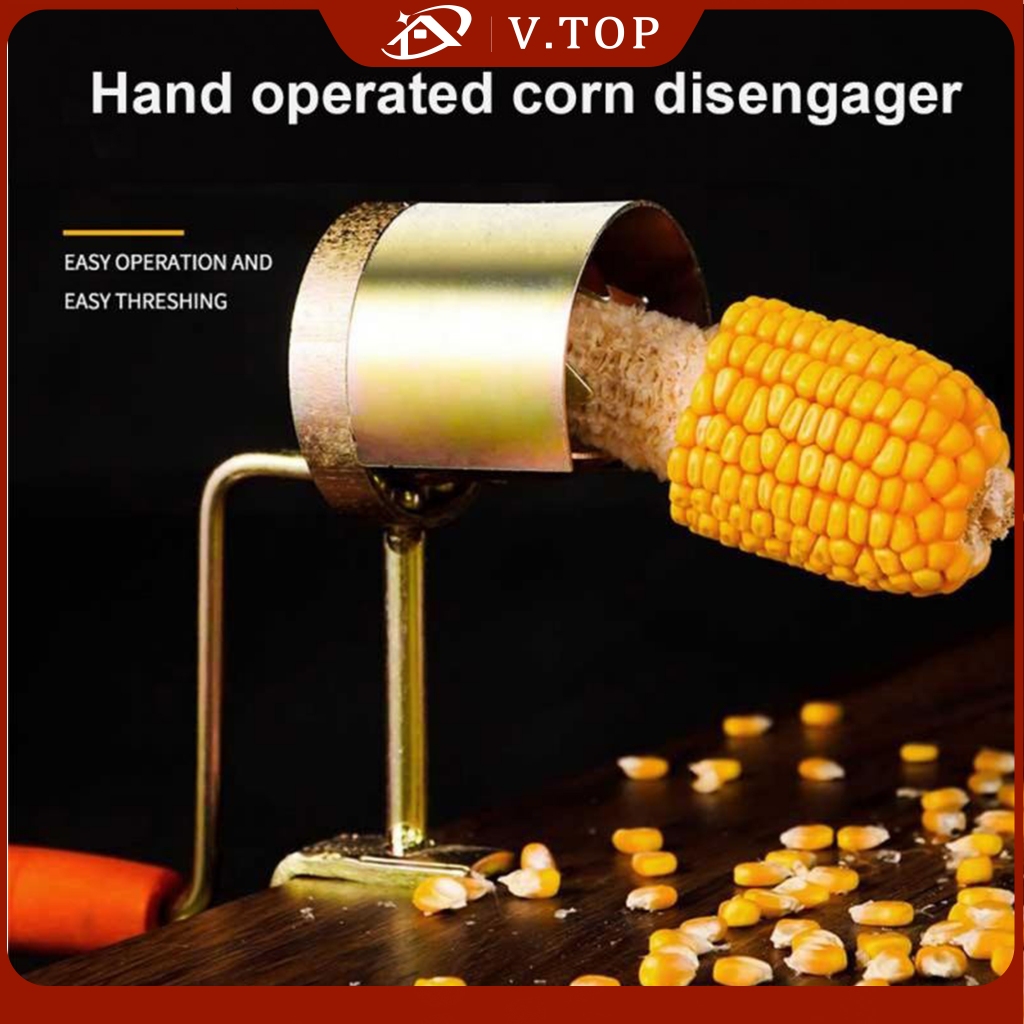 Alat Perontok Pemipil Jagung Kering Manual Hand Crank Perontok Pengupas Jagung Alat Pipil Jagung