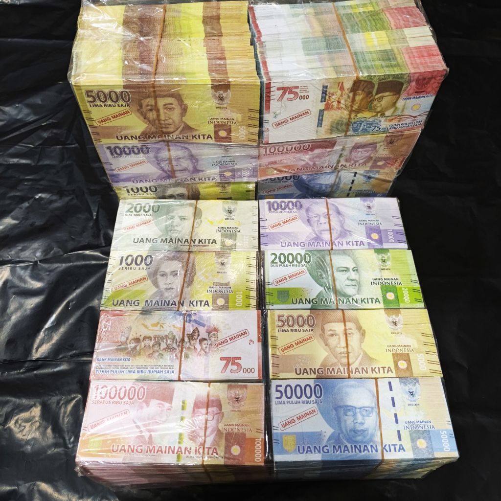 ISI 1000 LEMBAR MAINAN UANGAN MAINAN ANAK
