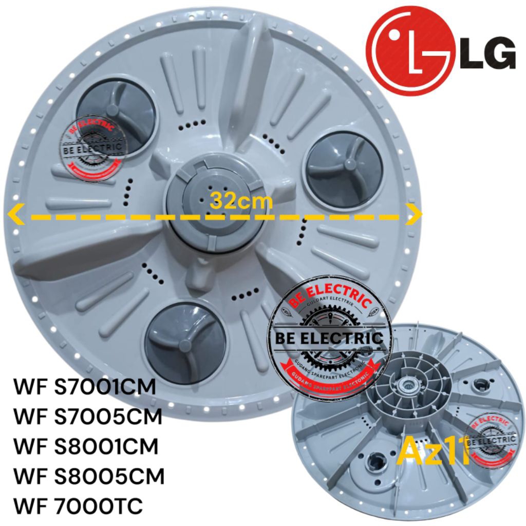 PULSATOR MESIN CUCI LG 32CM WF-S7001CM WF-S7005CN WF-S8001CM WF-S8005CM WF-7000TC AZ11