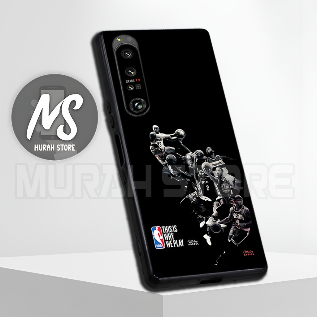 MS36/ Softcase Karet  SONY XPERIA 1 MARK 2/ MARK 4/ XPERIA 5 MARK 3 / Motif Basket / Casing HP / Sil