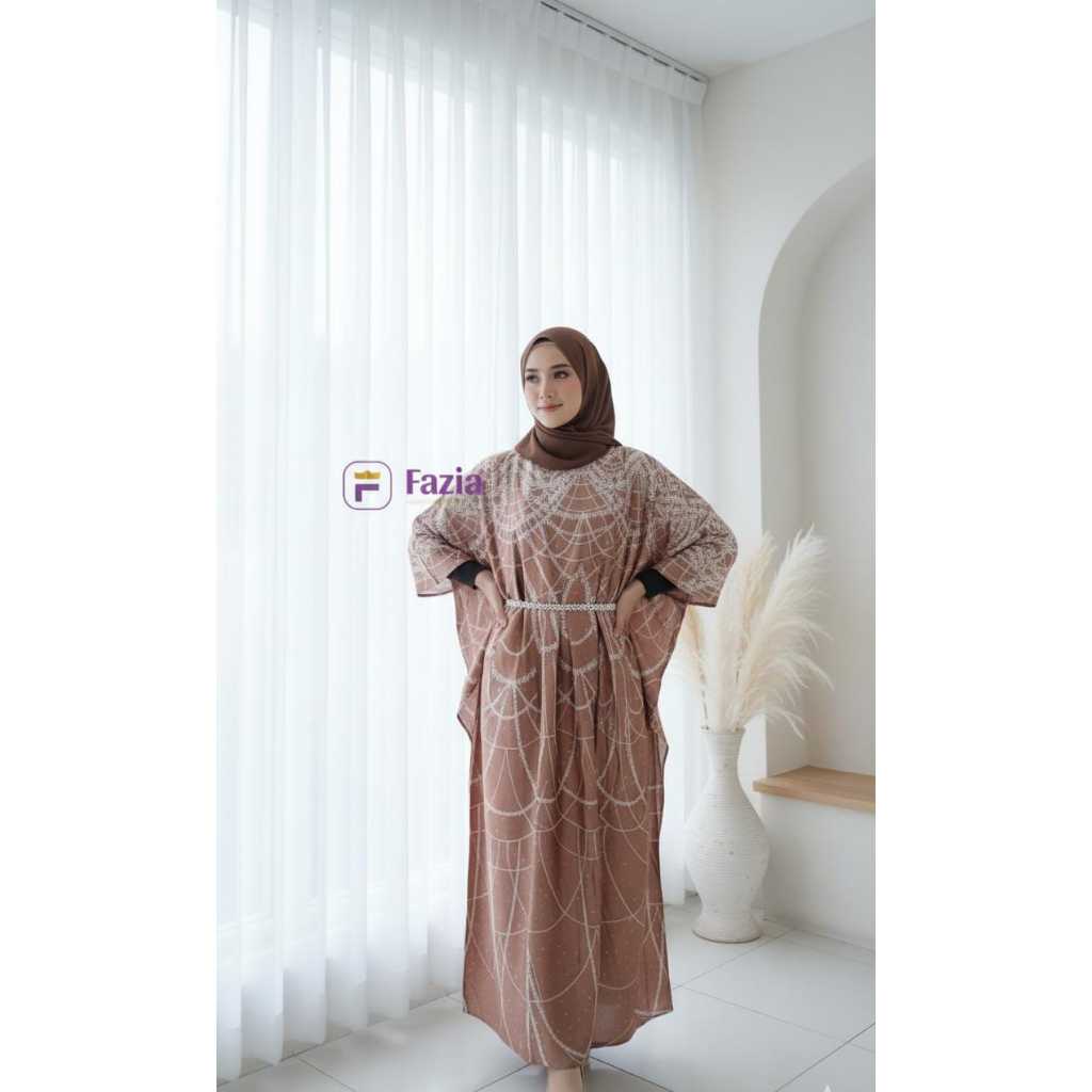 KAFTAN KONDANGAN KEKINIAN DIOR SILK MUTIARA