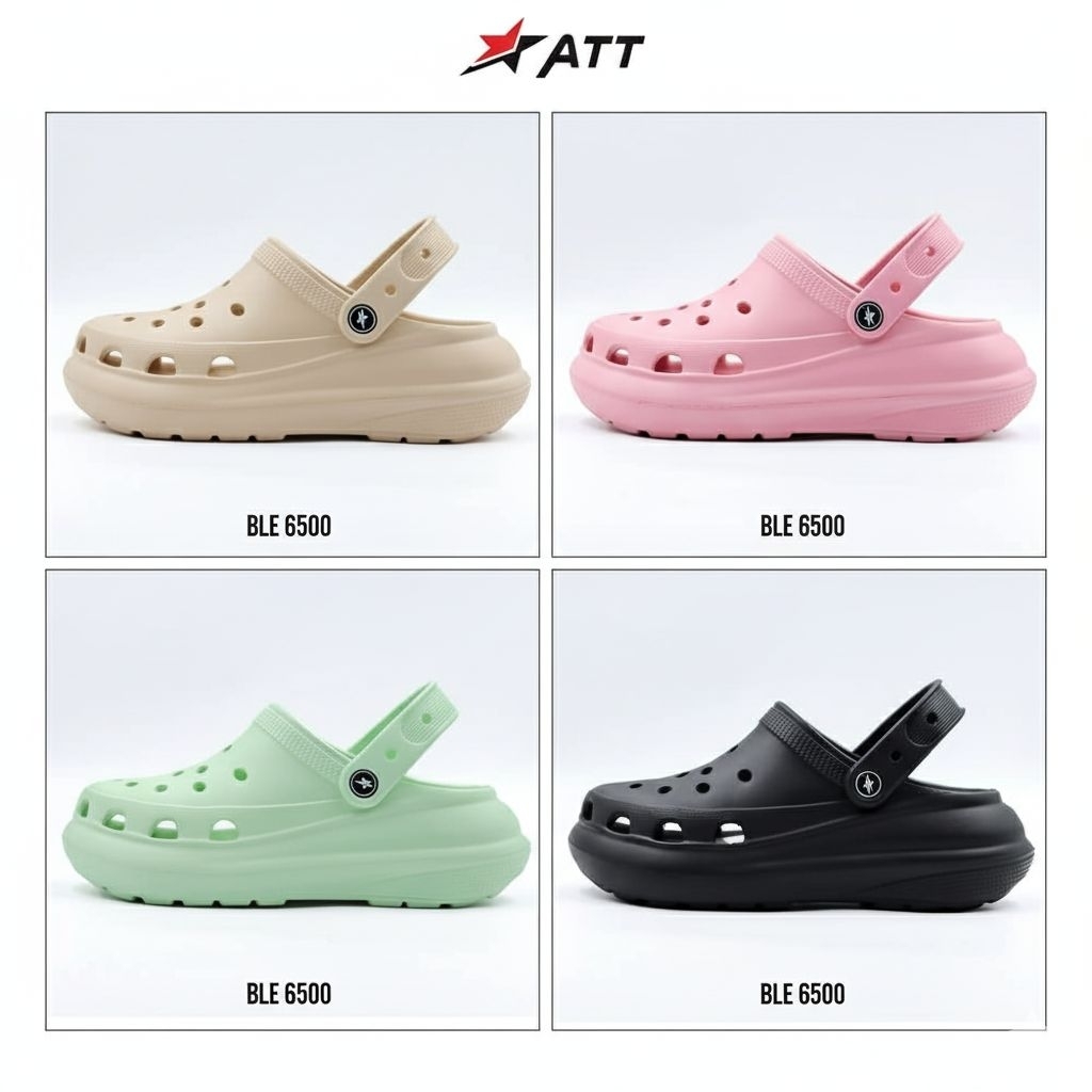 Sandal cewek Tebal  sandal tebal empuk nyaman dipakai sandal selop karet wanita