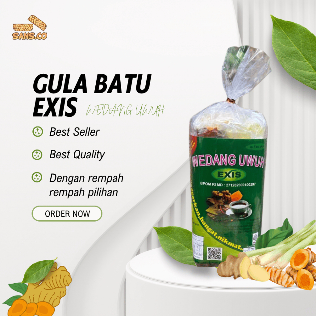 WEDANG UWUH EXIS WEDANG UWUH GULA BATU KHAS IMOGIRI ISI 5 / Wedang Uwuh Gula Batu