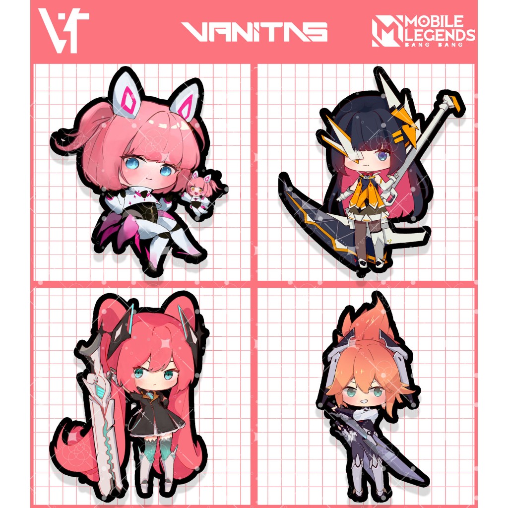 Stiker/Sticker | Mobile Legends Chibi | Sticker HP Aesthetic