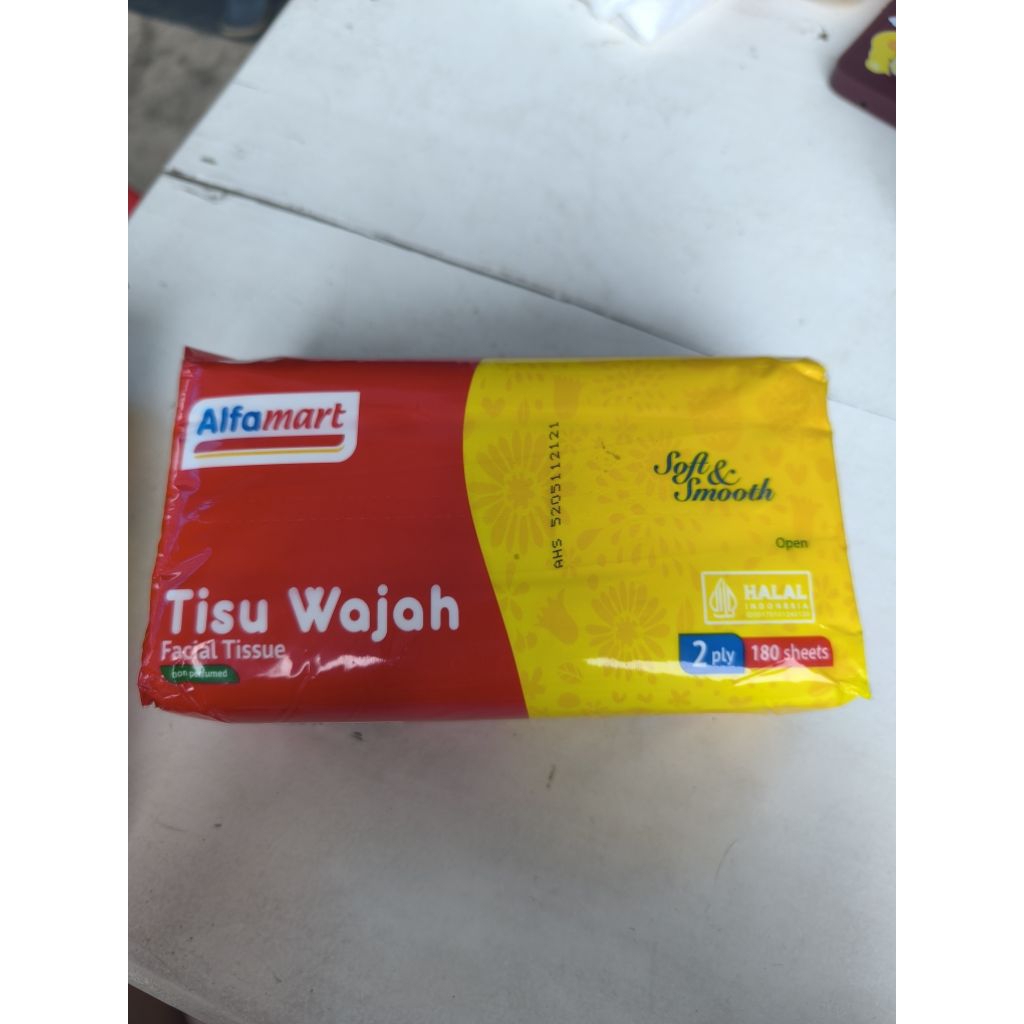 Tissue Wajah Alfamart 180sheets 2ply