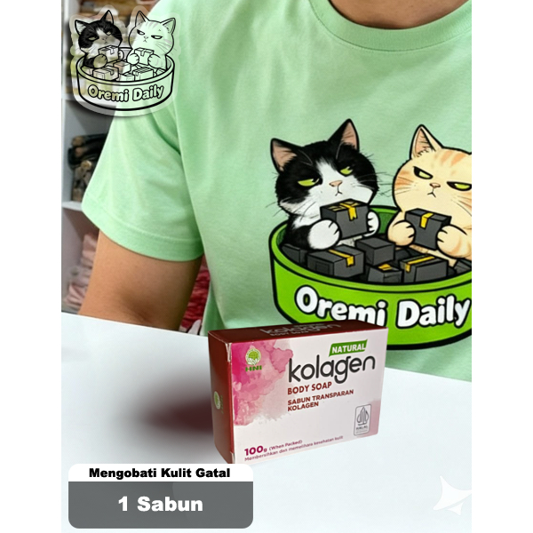 Sabun Kolagen Obat Exim Eksim Urtikaria Panu Kudis Kurap Gatal Santri Ruam Kulit Jamur Tinea Jerawat