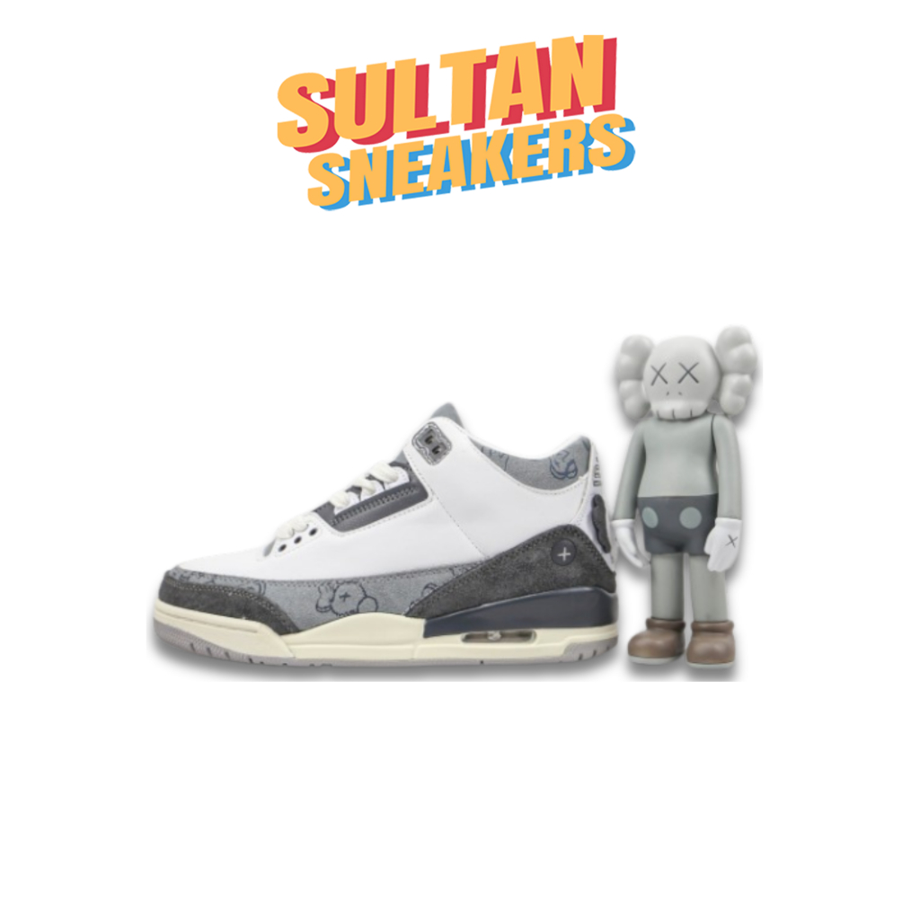 Sepatu Sneakers Air Jordan 3 Retro X Kaws - KING OF SULTAN