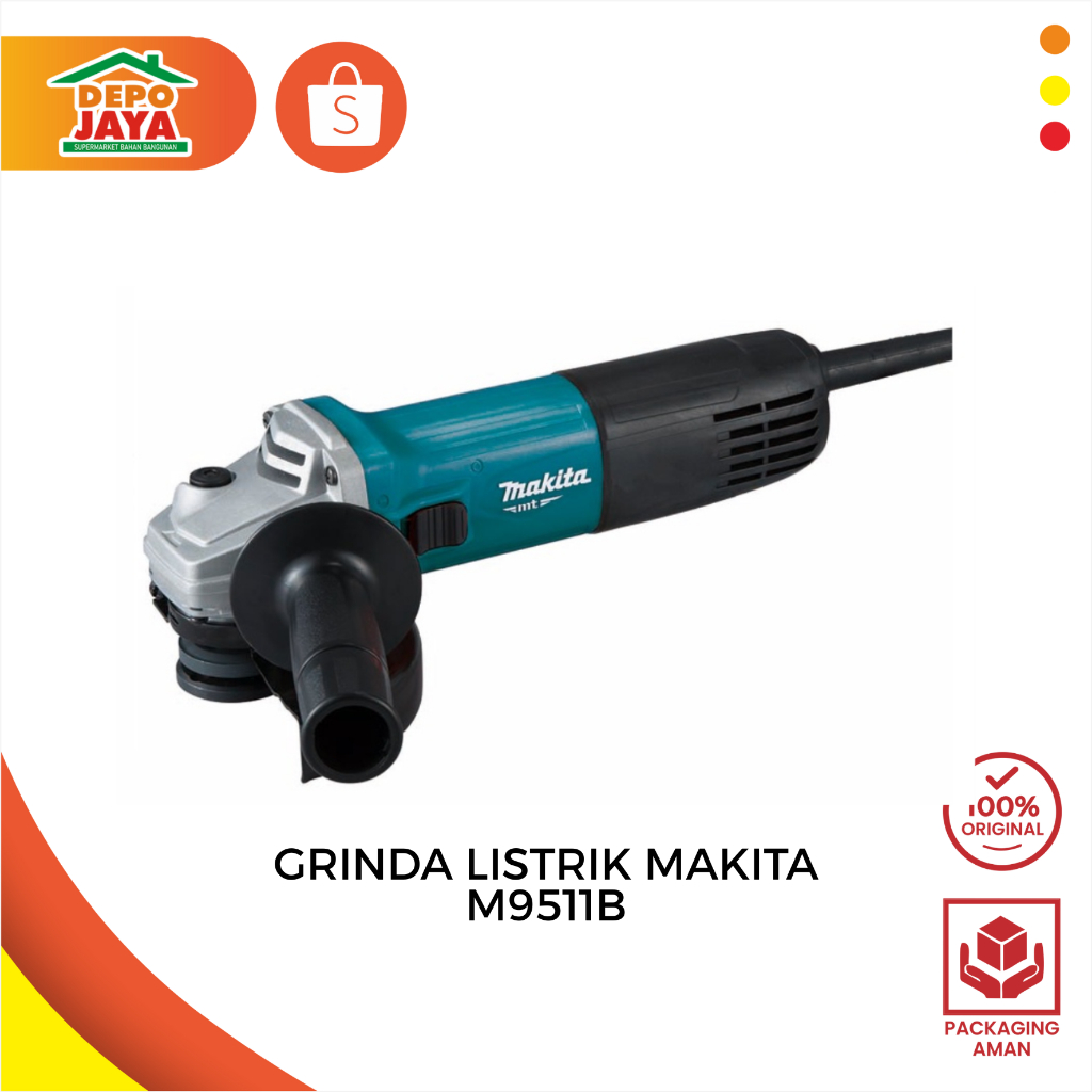GERINDA LISTRIK MAKITA M9511B - MESIN GERINDA POTONG LISTRIK MAKITA