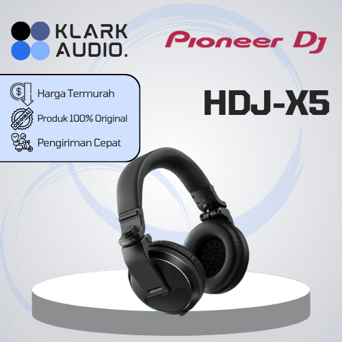Pioneer HDJ-X5 / HDJ X5 / HDJX5 DJ Headphones ORIGINAL