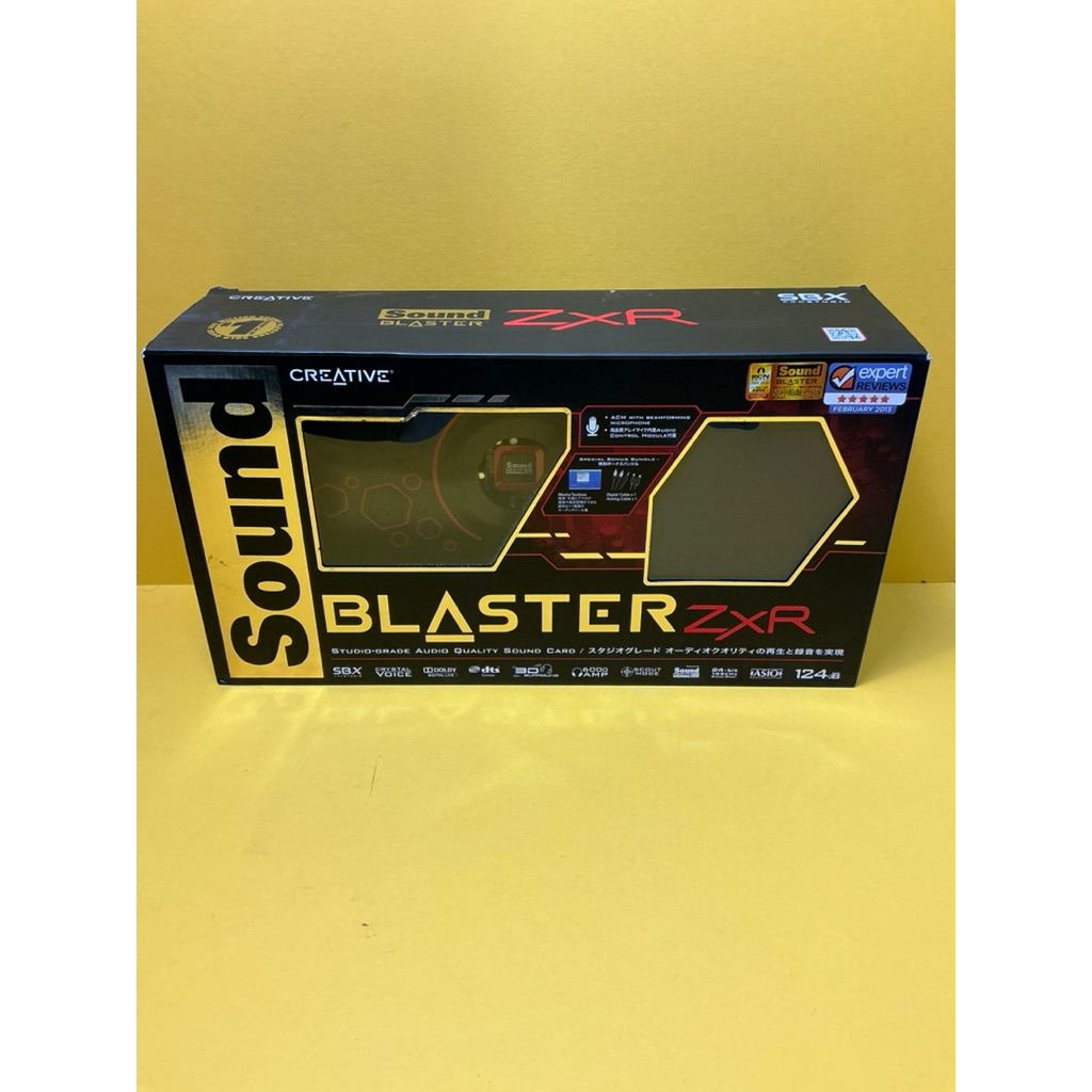 Soundcard Creative Soundblaster ZXR KOMPLIT DUS  RARE Sound blaster