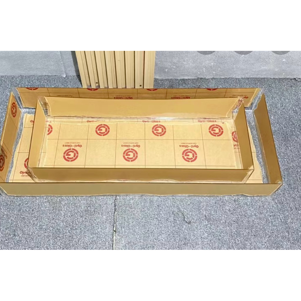 Akrilik jus buah ukuran 70*30*10