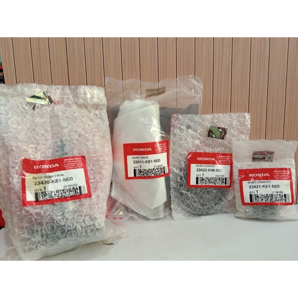 Gigi Gardan Gigi Rasio Set K81 Beat esp, Beat Pop esp, Scoopy esp, Vario 110 Stater Halus Original O