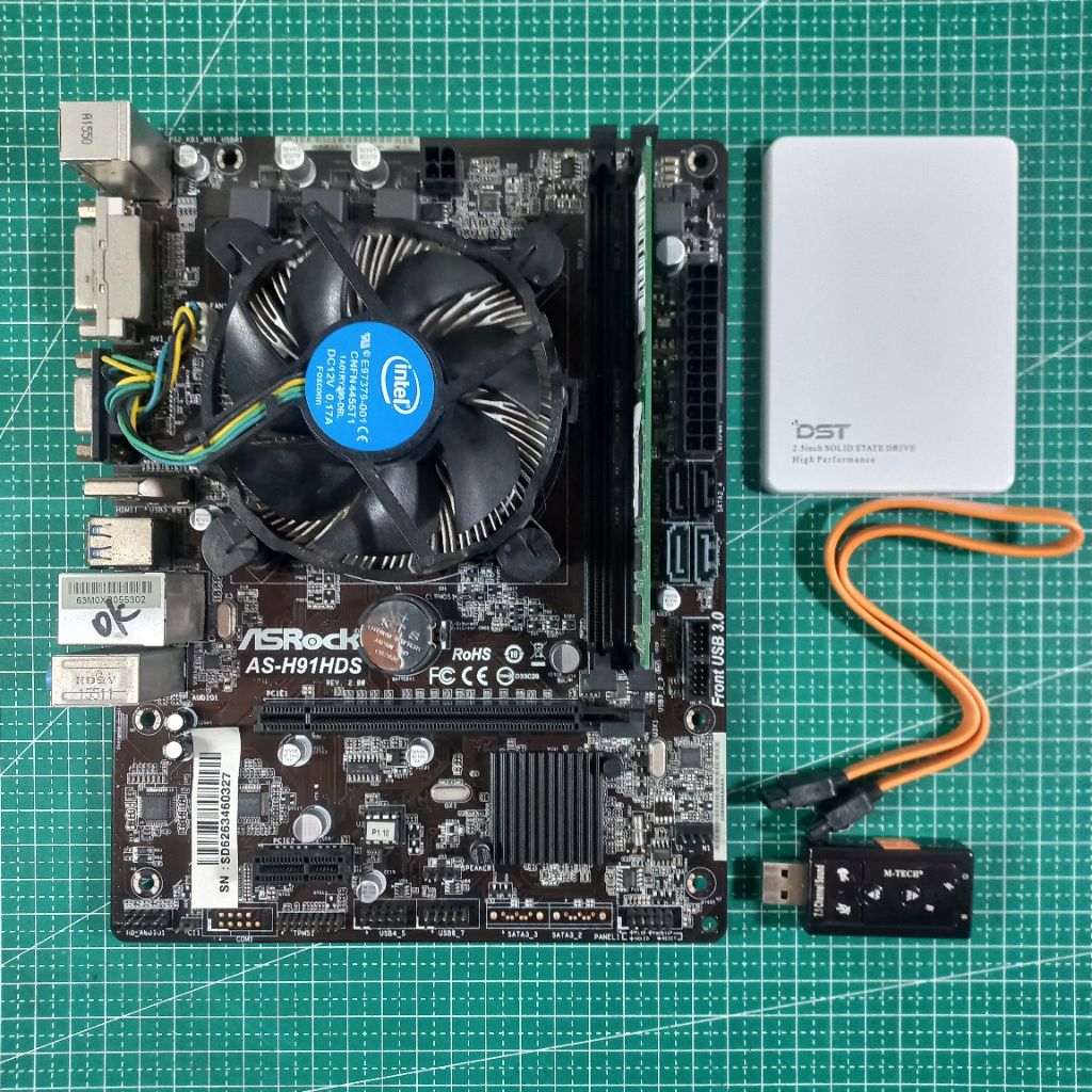 (Ada Minus) Paketan PC GTA SAMP Motherboard H81 Pentium G3240 Ram 2GB SSD 128GB