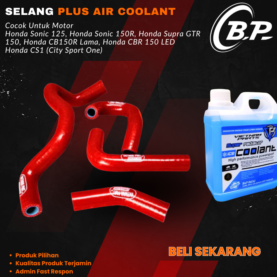 Selang radiator Sonic cb 150 old new CBR 150 2016-2025 plus air radiator VIETNAM PARTS