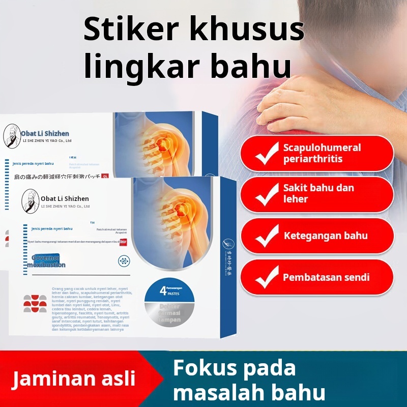 Plester Terapi Bioaktif Jepang Pereda Nyeri (4 Lembar/Box) – membantu meredakan nyeri otot & sendi m