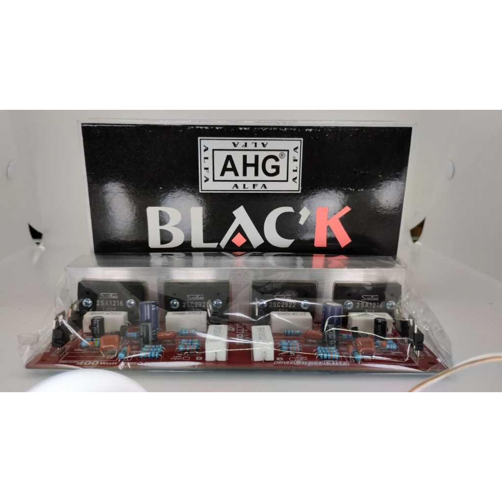 KIT POWER 400WATT STEREO BLACK  AHG