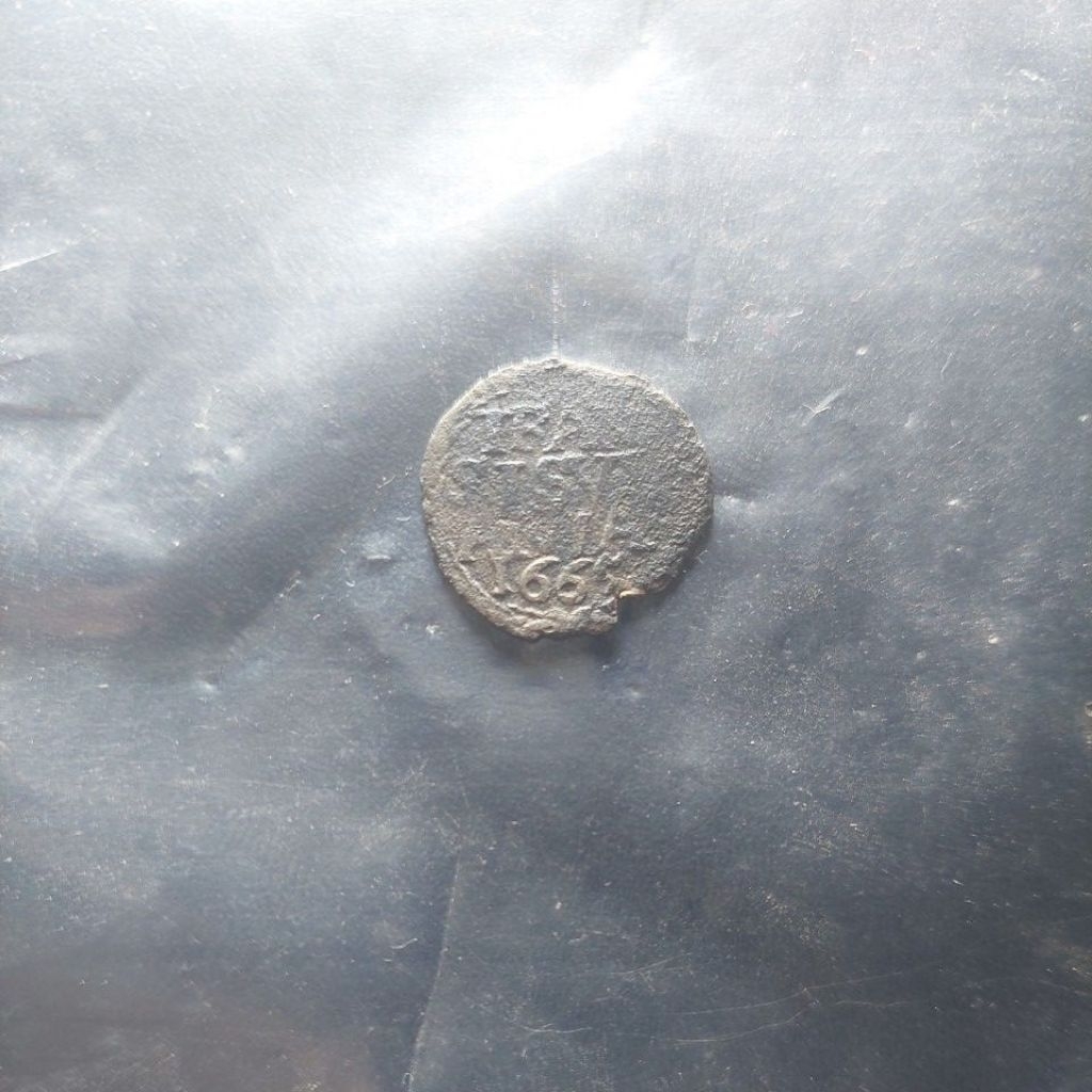 koin perak transilvania 1665 rare