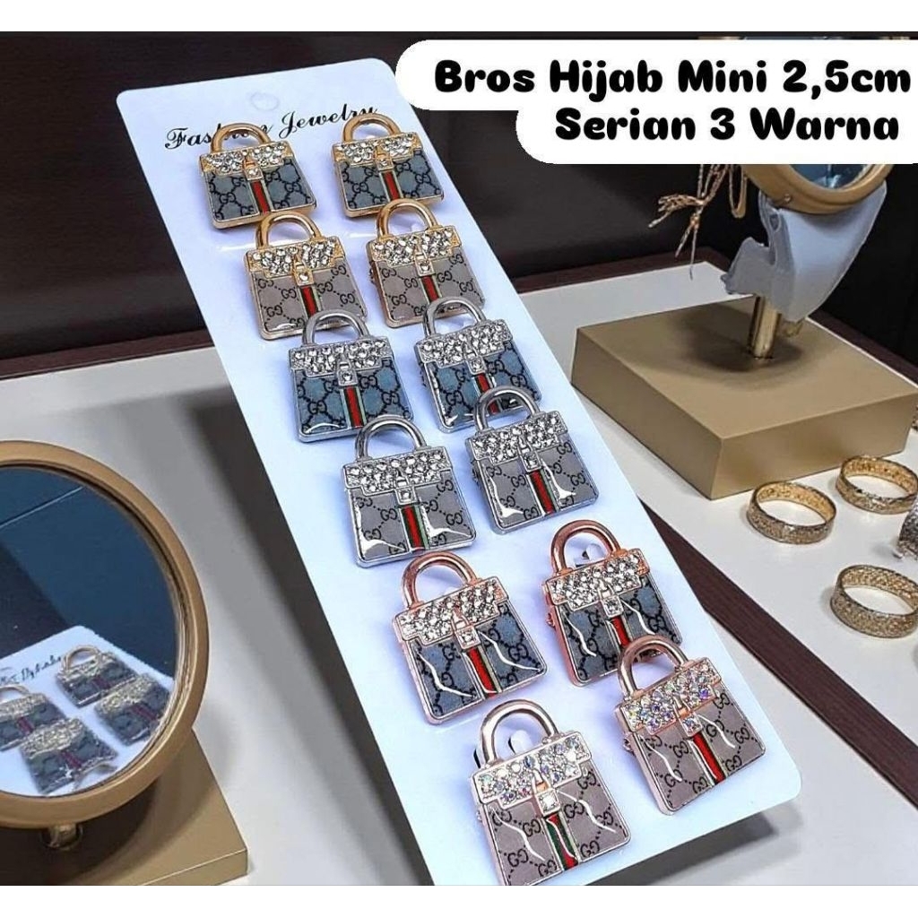 Lusinan Bros Hijab / Bros Dagu Mata / Bros Korea / Bros Pin Lusinan