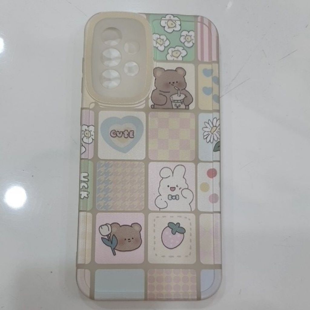 CASING BEKAS HP SAMSUNG A73 CUTE BEAR