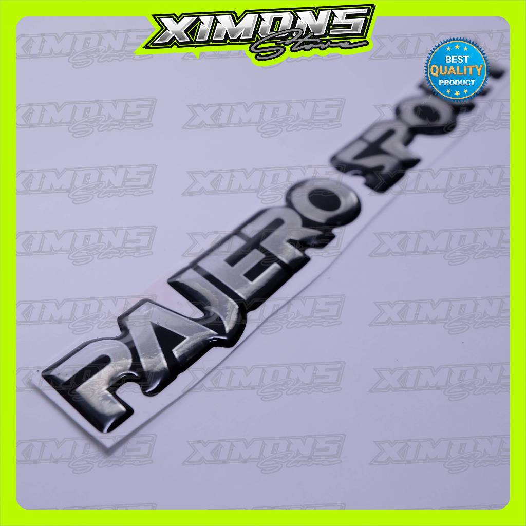 Emblem pajero sport / emblem timbul mitsubishi pajero sport / emblem titanium pajero sport / stiker 
